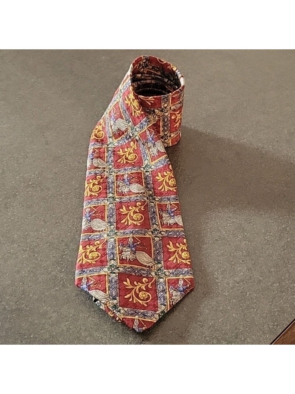 Christian Dior Men's Tie, 100% Silk, Hand Made, 59"